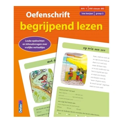 Afbeelding van Oefenschrift begrijpend lezen (AVI:1 AVI nieuw:M3) (1ste leerjaar groep 3)