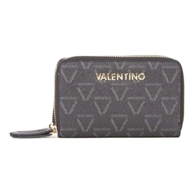 Afbeelding van VALENTINO Portemonnee Lady Re Zip Around Wallet Nero / Multicolor Zwart