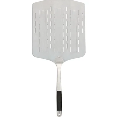 Afbeelding van Cozze Pizzaschep met Gaatjes RVS 76 cm Silver / Stainless Steel