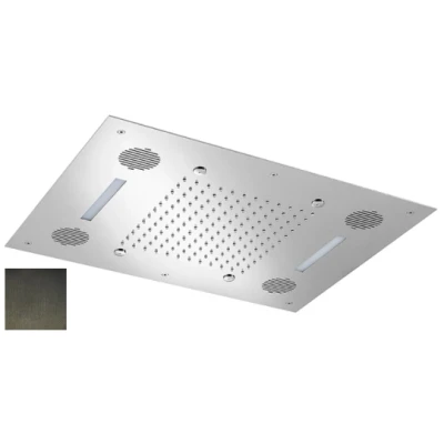 Afbeelding van SB Sound Colour Regendouche inbouw met geluid PVD gun metal 1208955393