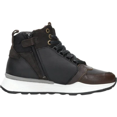 Afbeelding van Sub55 Veterschoenen Hoog Donkerbruin Maat 31