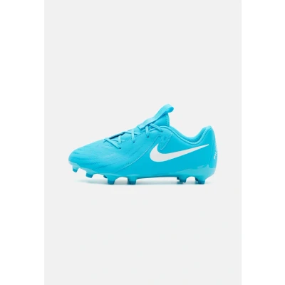 Afbeelding van Nike Performance JR Phantom GX II Academy FG/MG Unisex Voetbalschoenen met kunststof noppen voor kinderen, Maat: 33.5, Blue fury/white