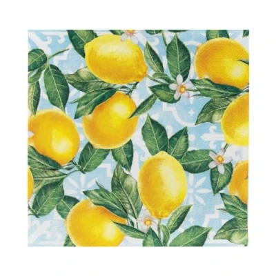 Afbeelding van Talking Tables servetten Citroen citroenen lemon summer 33 x centimeter 20