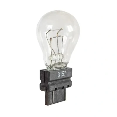 Afbeelding van cyclingcolors 1 x lamp 3157 12 V P27/7 W W2,5 16q 32/3CP S25q transparant dubbel filament auto Amerikaanse Aziatische achteruitrijdoos,