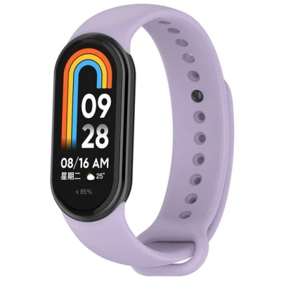 Afbeelding van Siliconen bandje Lichtpaars Xiaomi Smart band 8