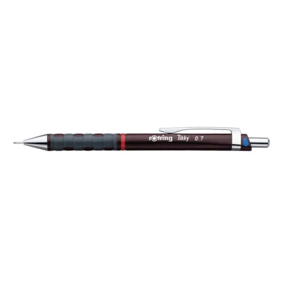 Afbeelding van rOtring Tikky Burgundy PLC 0.7mm Hb