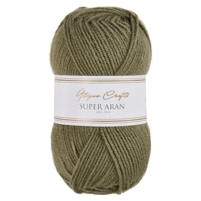 Afbeelding van Utopia Crafts Super Aran brei en haakgaren, 100 g, salie