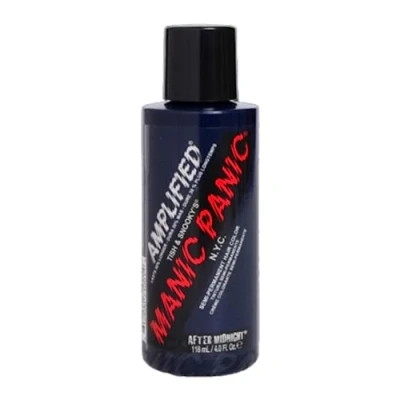 Afbeelding van Manic Panic After Midnight Amplified Creme Vegan Cruelty Free Blue Semi Permanent Hair Dye 118ml