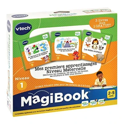 Image de Pack de trois livres Vtech MagiBook Mes premiers apprentissages