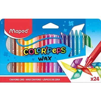 Image de Maped Crayons Color Peps Wax Cire, 24 Étui En Carton 861013