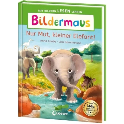Afbeelding van Bildermaus Nur Mut, kleiner Elefant!