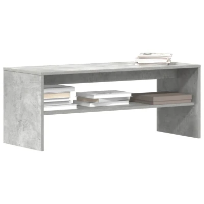 Afbeelding van Tv meubel 100x40x40 cm bewerkt hout betongrijs