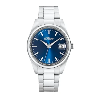 Afbeelding van s.Oliver Horloge, Heren, Maat: 20, Blau