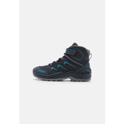 Afbeelding van Lowa Maddox WARM GTX MID JR Unisex Snowboots voor kinderen, Maat: 32, Stahlblau Textiel/ synthetisch