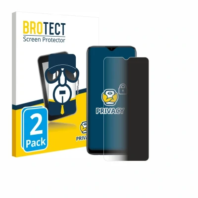 Afbeelding van BROTECT privacy screenprotector voor realme C11 2021 Folie Beschermfolie Blauwlichtfilter (2 Stuks)