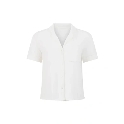Afbeelding van Hunkemöller Essential Pyjamashirt, Dames, Maat: XS, White