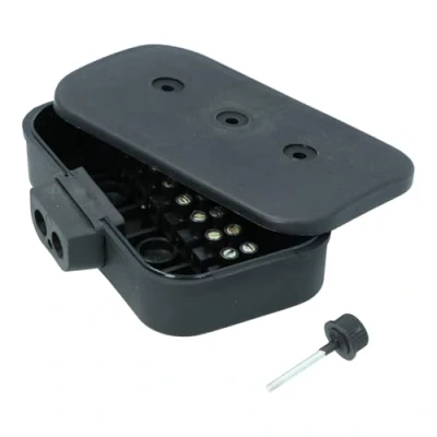 Afbeelding van Carpoint 12V Verbindingsdoos Zwart Kabels