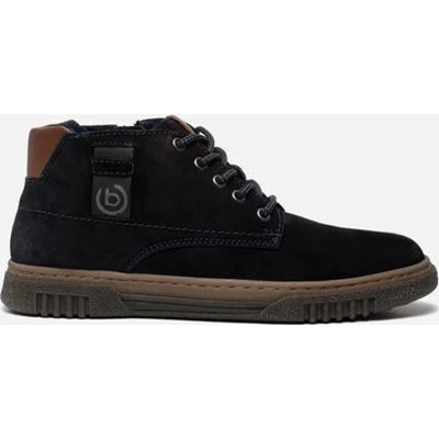 Afbeelding van bugatti Sneakers hoog Dark blue, Heren, Maat: 41, blue Veloursleer