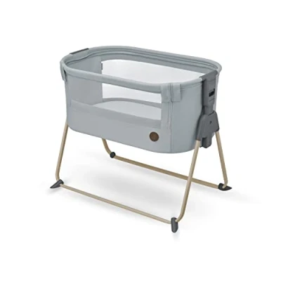 Image de Tori Berceau Cododo, pliage ultra compact, léger, de la naissance à 6 mois (jusqu&#039;a 9kg) , Beyond Grey eco