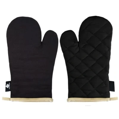 Afbeelding van Fire Stone 1 paar ovenhandschoenen, zwart, 17 x 29 cm, categorie PSA II, hittebestendig tot 250 C, getest en gecertificeerd