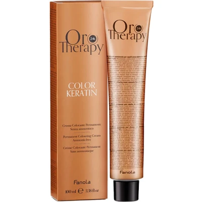 Afbeelding van Fanola Orotherapy Color Keratin 100 ml 6.14 Donker Chocolade