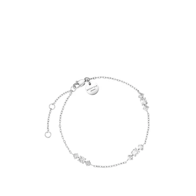 Afbeelding van Rosefield Woman&#039;s Jewelry Triple Crystal armband zilver, 20, Roestvrij staal