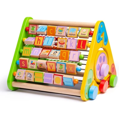 Afbeelding van Telraam met letters en krijtbord Green Toys