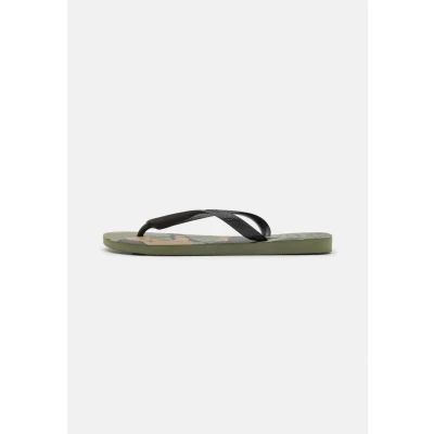Afbeelding van Havaianas CAMU Unisex Teenslippers, Maat: 41 42, Green olive/black Kunststof