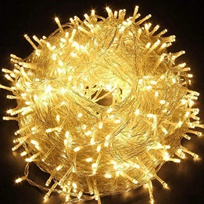 Afbeelding van Quntis Lichtsnoer met 500 leds, 100 m, stroomvoorziening, 8 modi en geheugenfunctie voor binnen buiten, waterdicht, verlichting Kerstmis, bruiloft, verjaardag, feest