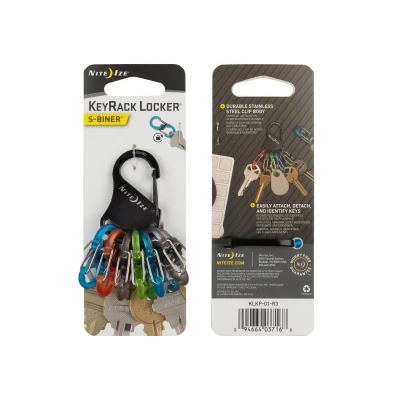 Afbeelding van Nite Ize KeyRack Locker Sleutelhouder S Biner Zwart