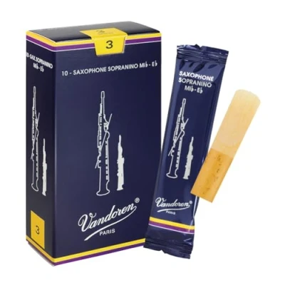 Image de vandoren Anches de saxophone sopranino traditionnelles 3 sr233
