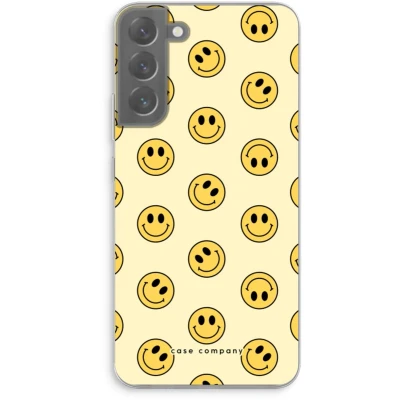 Afbeelding van Case Company® hoesje geschikt voor Samsung Galaxy S22 Plus Smiley N2 Soft Cover Telefoonhoesje Bescherming aan alle Kanten en Schermrand
