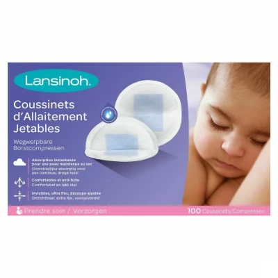 Image de Lansinoh Coussinets Allaitements Jetables 100 Nf