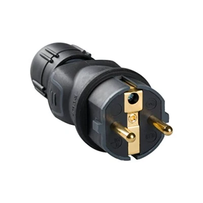 Afbeelding van Legrand 050340 professioneel stopcontact 16 A tot 230 V zeer sterk materiaal voor gebruik zwart
