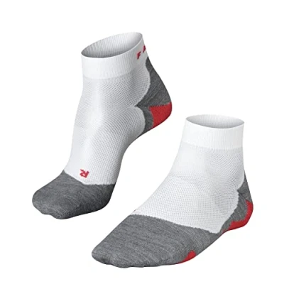 Afbeelding van Falke RU5 RACE Short Running Functional Extralightcushioned Sportsokken, Heren, Maat: 42/43, White/grey