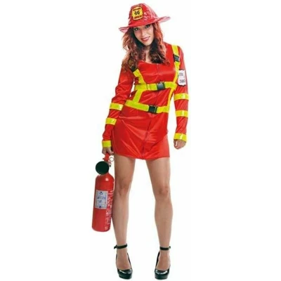 Afbeelding van Kostuums voor Volwassenen My Other Me Rood Brandweerman (2 Onderdelen) Maat S