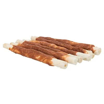 Afbeelding van Trixie Denta Fun Rabbit Chewing Rolls 12 CM 6 ST 70 GR
