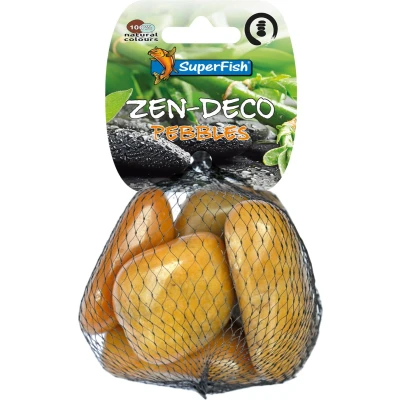 Afbeelding van Superfish Zen Deco Pebble Geel M 5 stuks