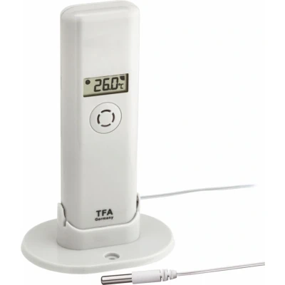 Afbeelding van TFA WeatherHub T/F zender met kabelsensor waterdicht