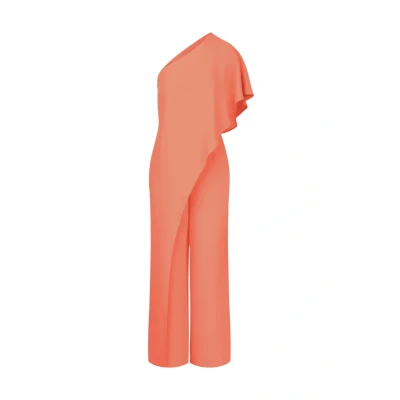 Afbeelding van Apart Oneshoulder Overall Jumpsuit, Dames, Maat: 38, Pink