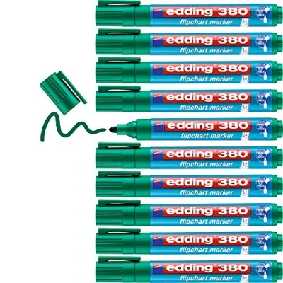 Afbeelding van Viltstift edding 380 flipover rond 1.5 3mm groen