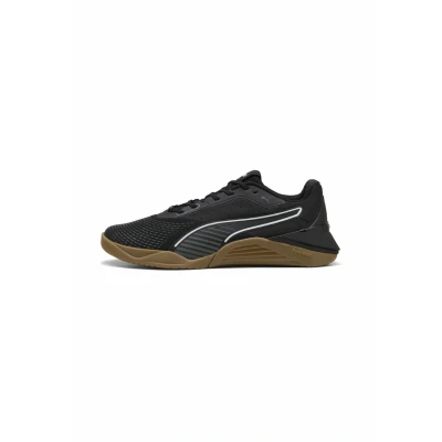 Afbeelding van Puma FUSE Hardloopschoenen voor op de weg, Maat: 44, Black cast iron gum white Kunststof/ textiel
