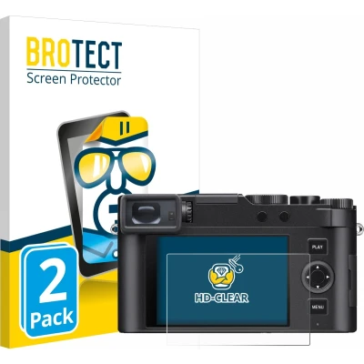Afbeelding van BROTECT Screenprotector voor Leica D Lux 8 Folie Beschermfolie transparant (2 Stuks)