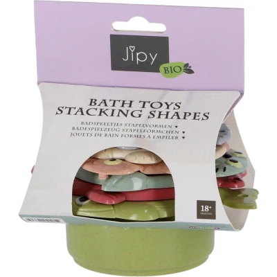 Afbeelding van Jipy Bioplastic Stapelvormen Badspeeltjes