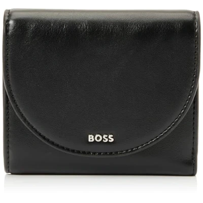 Afbeelding van BOSS Liriel Trifold Portemonnee, Dames, Maat: One Size, Black
