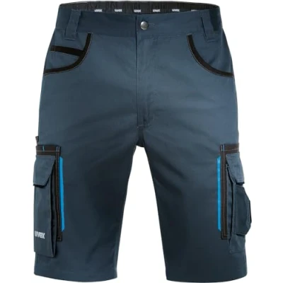 Afbeelding van Uvex Tune Up korte werkbroek voor heren, met Cordura versterkte gereedschapszakken, licht en ademend, Donkerblauw