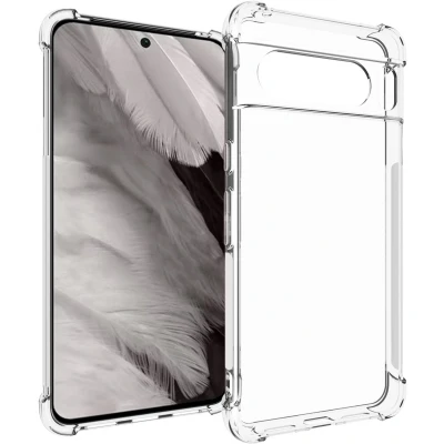 Afbeelding van iMoshion Hoesje Geschikt voor Google Pixel 8 Pro Siliconen Shockproof Case Transparant