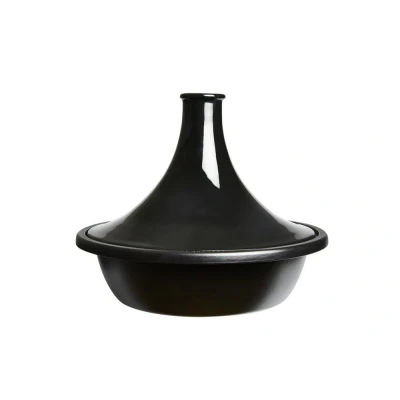Afbeelding van Le Creuset Gietijzeren Tajines In Ebbenzwart 35cm 5,2l