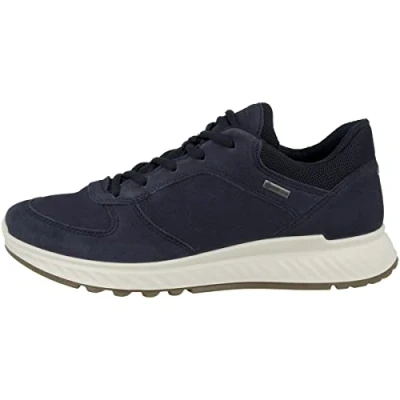 Afbeelding van ECCO Exostride GTX Sneakers laag, Dames, Maat: 41, Blauw Nubukleer