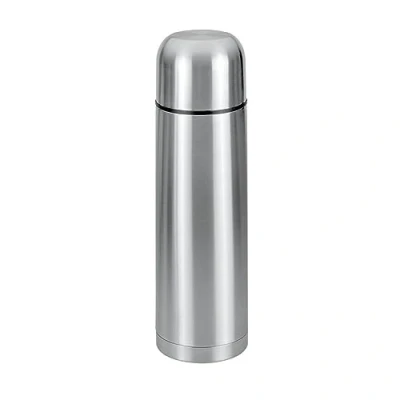Afbeelding van Metaltex Cosmos Thermosfles 0,75 liter met dop en klikmechanisme RVS Dubbelwandig